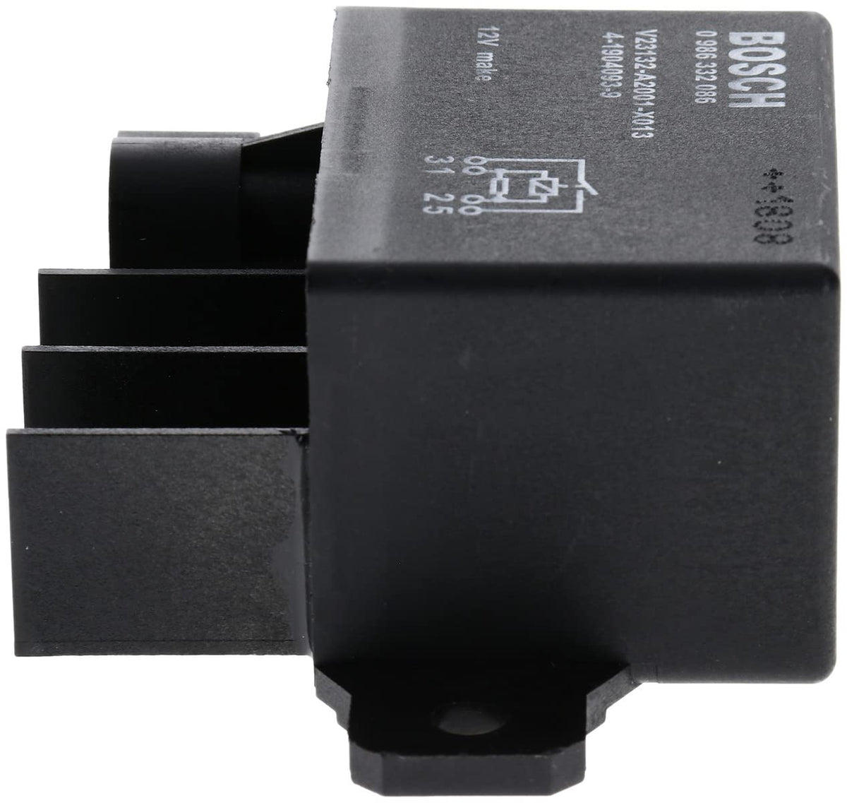 Bosch 0986332086 Relé de Alimentación Normal Abierto Pasadores 12V 150A Individual