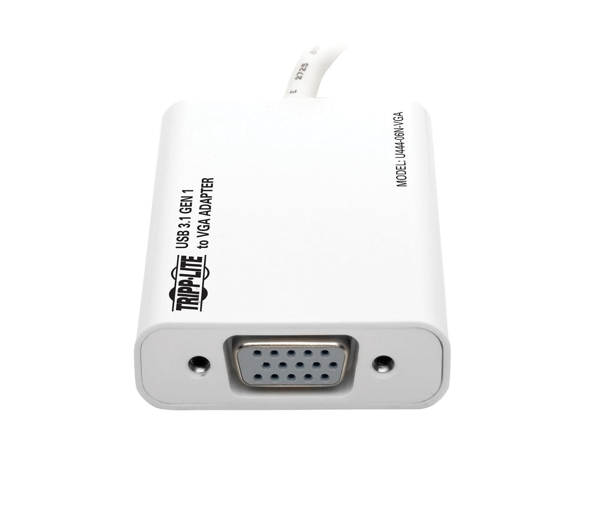 Tripp Lite U444-06N-VGA Adaptador de USB 3.1 Gen 1 USB-C a VGA (M/H), Compatible con Thunderbolt 3, 2048 x 1152 (1080p)