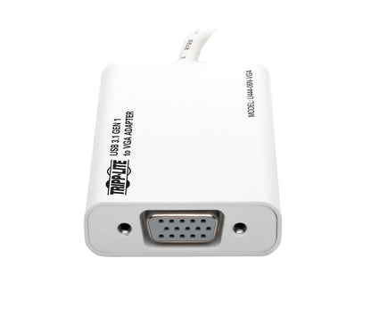 Tripp Lite U444-06N-VGA Adaptador de USB 3.1 Gen 1 USB-C a VGA (M/H), Compatible con Thunderbolt 3, 2048 x 1152 (1080p)