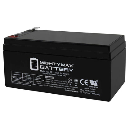 Mighty MAX Battery ML3-12 Volt 3 AH SLA Battery Brand Producto