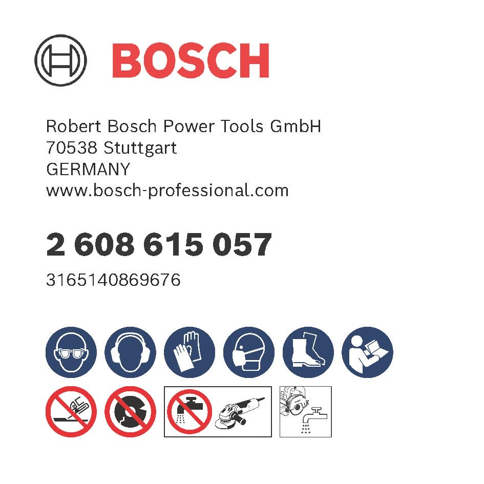 Bosch DISCO DIAM. | UNIVERSAL | SEGMENTADO | 4 1/2'' | Para hormigón, hormigón armado, Ø 115 mm, accesorio profesional Amoladora angular pequeña