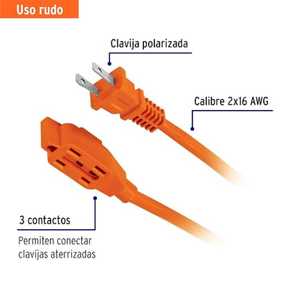 V EXTENSION USO RUDO 10 mt CAL. 16