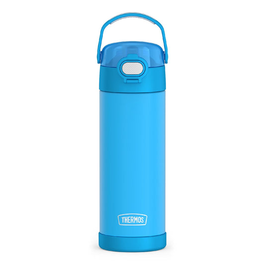 THERMOS FUNTAINER - Acero inoxidable de 16 onzas, color azul vaquero