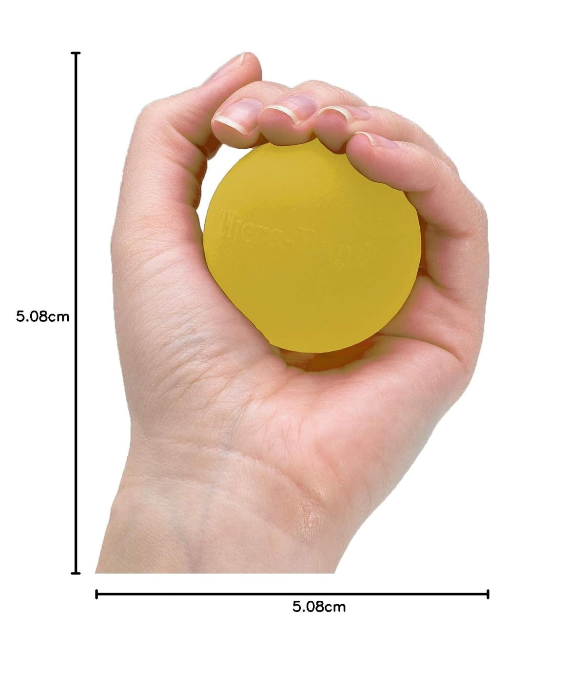 TheraBand - ejercitador de mano, pelota antiestrés para la mano, para fortalecer la muñeca, los dedos y el antebrazo y para terapia. Pelota para apretar para aumentar la flexibilidad de la mano y aliviar el dolor de las articulaciones