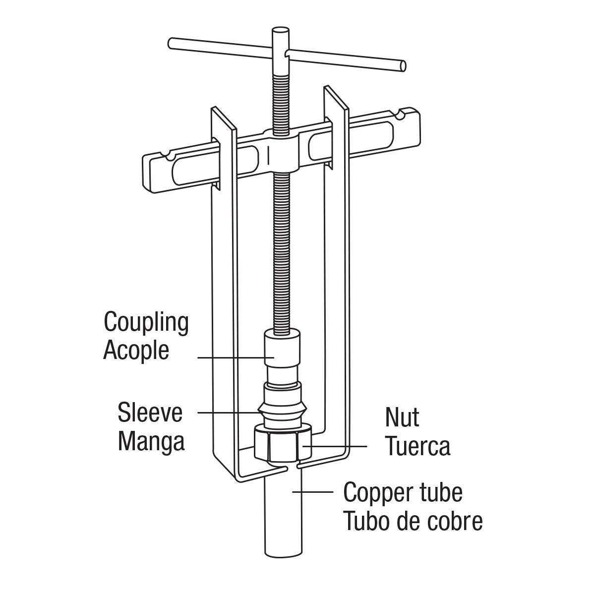 Prime-Line RP77233 Tirador de Llave Ajustable con Manga de Compresión
