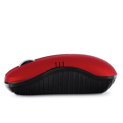 Verbatim Mouse Óptico Inalámbrico, 2.4 GHz, Sensor Óptico de 1200 dpi, Diseño Ambidiestro.