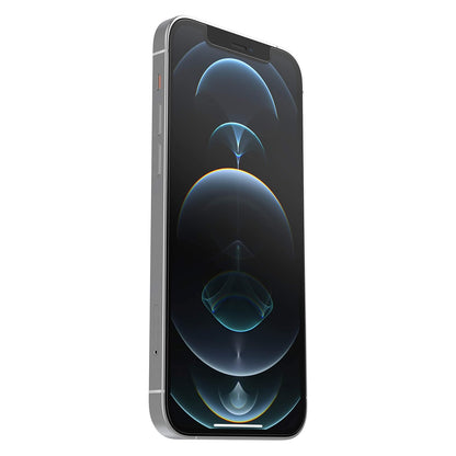OtterBox Protector de visualización de vidrio de confianza para iPhone 12 y iPhone 12 Pro, transparente (GEN 2)