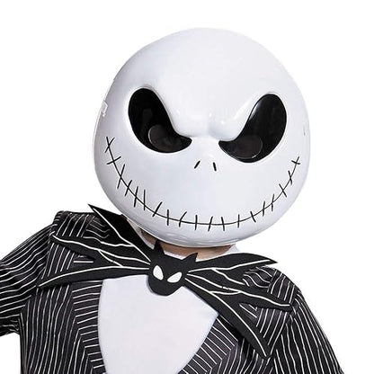 Nightmare Before Christmas Jack Skellington Disfraz para niños, Disfraz Oficial de Pesadilla Antes de Navidad, S (4-6)