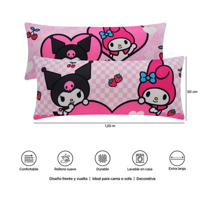PROVIDENCIA Almohada Súper Jumbo Kuromi y My Melody