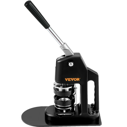 VEVOR - Máquina para hacer botones, varios tamaños de 1.25 + 2.25 pulgadas, kit de prensa de perforación de insignia, regalos para niños, suministros para hacer botones con 500 piezas de botón y
