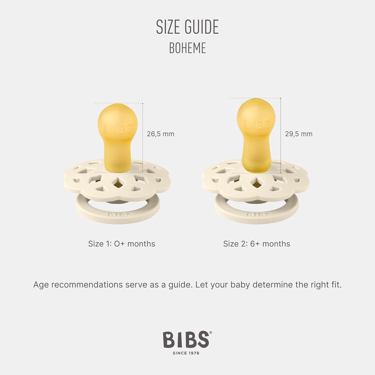 BIBS 5713795229277 PACIFIER, Peach/Woodchuck, 2 piezas
