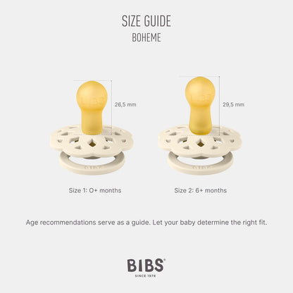 BIBS 5713795229277 PACIFIER, Peach/Woodchuck, 2 piezas