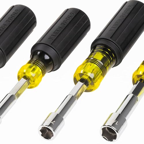 Klein Tools Juego de Destornilladores de Tuercas de Eje Hueco 6 Piezas
