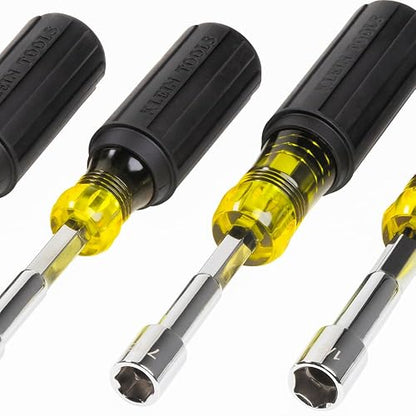 Klein Tools Juego de Destornilladores de Tuercas de Eje Hueco 6 Piezas