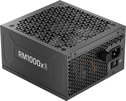 Corsair RM1000x Shift (2025) Fuente de Alimentación ATX Totalmente Modular – Interfaz Lateral Modular, 12V-2x6, ATX 3.1 y PCIe 5.1, Condensadores de 105°C, Cybenetics Gold – Negro