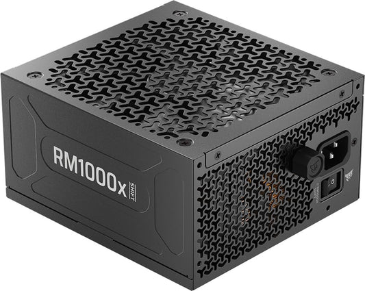 Corsair RM1000x Shift (2025) Fuente de Alimentación ATX Totalmente Modular – Interfaz Lateral Modular, 12V-2x6, ATX 3.1 y PCIe 5.1, Condensadores de 105°C, Cybenetics Gold – Negro