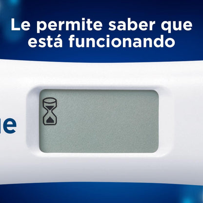 Clearblue - Digital, Prueba de Embarazo, Ultratemprana y con Alta Precisión, 2 Test en 1, Indicador de Semanas de Embarazo, Resultados Claros, con Smart Dual Sensor, 1 Prueba Digital