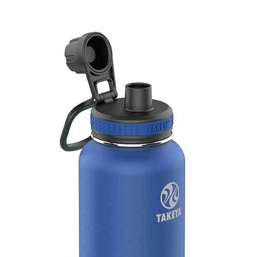 TAKEYA - Botella de agua aislante de acero inoxidable Originals, 32 oz, azul marino