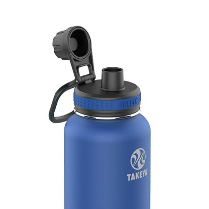 TAKEYA - Botella de agua aislante de acero inoxidable Originals, 32 oz, azul marino