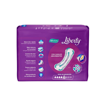 Affective Liberty Toallas para Incontinencia Femenina, Talla Mediano, 192 Piezas