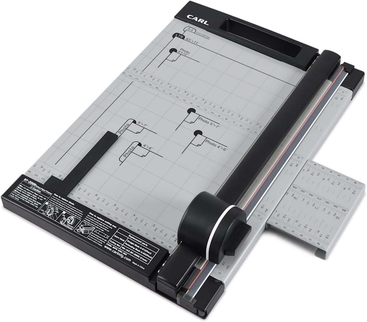 Carl - Recortadora rotativa profesional RT-200N, 12 pulgadas