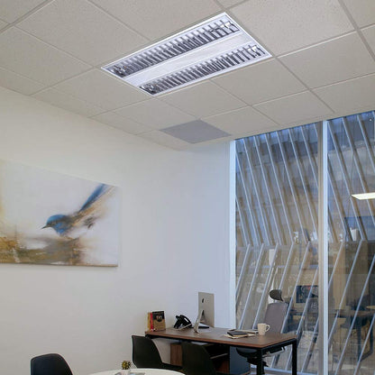 Tecnolite Lámpara LED Empotrado, Luz de Techo LED Minimalista, Base G5 x 2, 32 W, Luz de Día 6500 K, 127 V, 2800 Im, Construlita