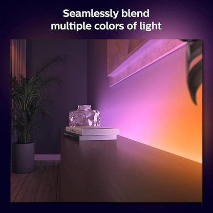 Philips Hue Tira Inteligente luz multicolor Gradient extensión 1 metro Compatible con Alexa