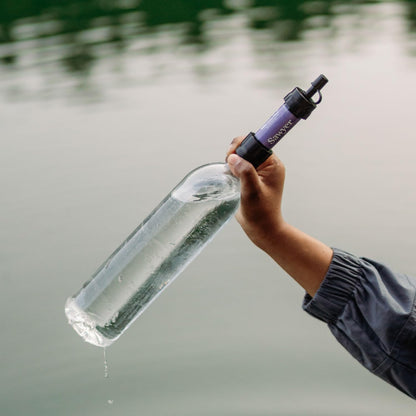Sawyer Products SP350 Mini Sistema de filtración de Agua, Filtro y émbolo de Limpieza Solamente, Individual, Morado