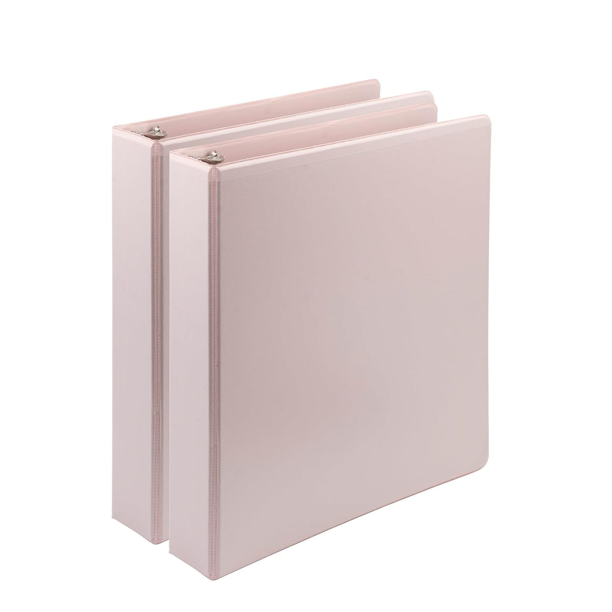 Samsill Carpeta de Argollas en D, Base de Plantas, 3.8 cm (1.5 pulg) - 2 Paquete - Rosa - 3.8 cm (1.5 pulgadas)