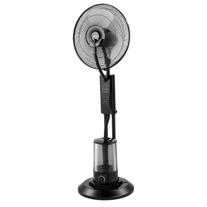 VEVOR Ventilador nebulizador, 3 velocidades, ventilador de pie nebulizador, ventiladores de enfriamiento nebulizador con tanque de agua de 0.79 gal, control remoto y panel