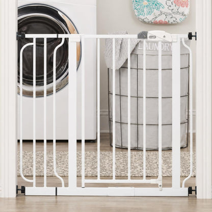 Regalo Easy Step Puerta de Seguridad, Blanco, para adaptarse a aberturas de entre 29-34 y 35-38,5 pulgadas de ancho, 30 pulgadas de alto. 73.66-86.36 CM y 88.9-97.79 CM de ancho, 76.2 CM de alto.