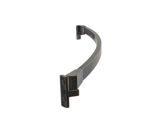Preferred Bath Accessories 112-5ORB-A Barra de ducha curvada ajustable de 42 a 62 pulgadas, bronce aceitado
