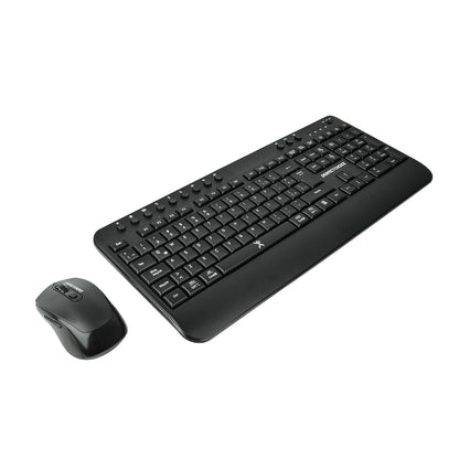 PERFECTCHOICE Kit de Teclado y Mouse Inalámbrico Bluetooth Teclas Multimedia 2.4GHz PC-201434 Keyvance