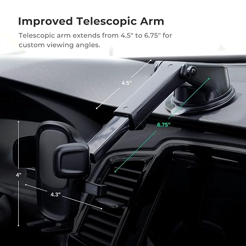 iOttie Easy One Touch 5 Soporte Universal para salpicadero y Parabrisas para iPhone, Samsung, Moto, Huawei, Nokia, LG, Smartphones