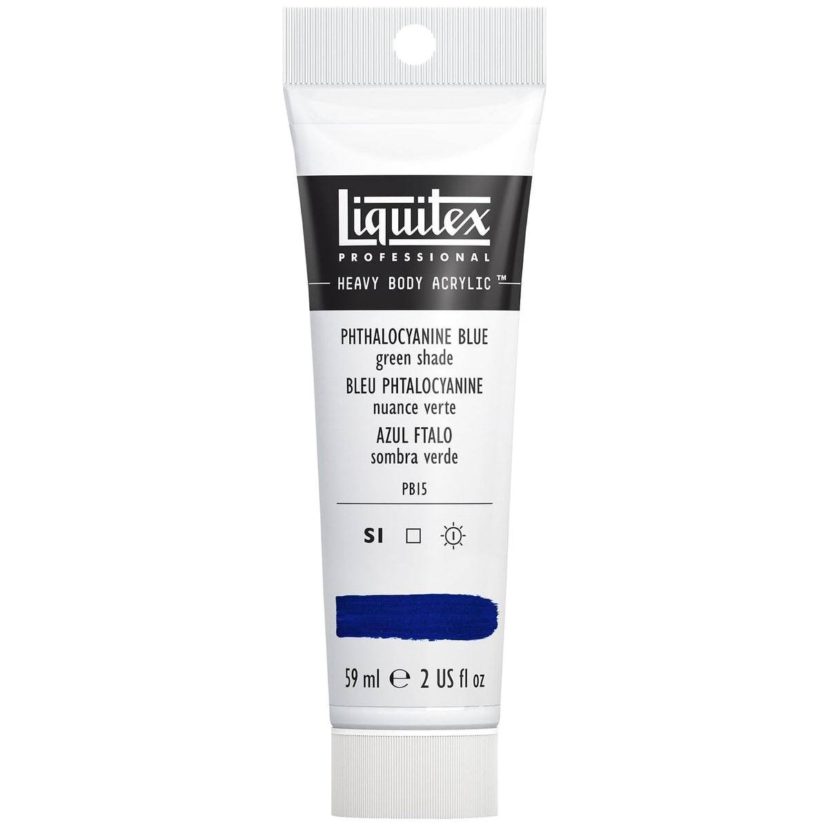 Liquitex Heavy Body pintura acrílica Brilliant Purple 59 ml - Azul (Phthalocyanine Blue Green Shade 316)