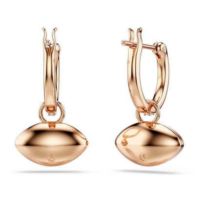 Symbolica arete de gota, Ojo, multicolor, baño en tono oro rosa