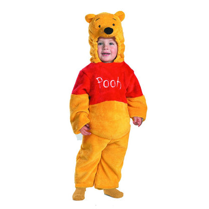 Disfraz de Winnie The Pooh Deluxe de dos caras de felpa para disfraz de Winnie The Pooh, talla 2T