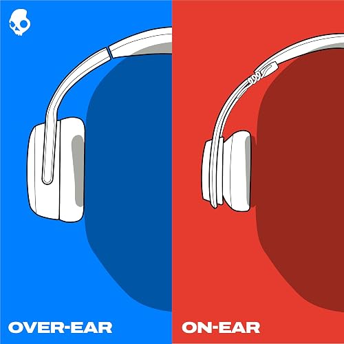 Skullcandy Grom Wireless Over-Ear Volume-Limiting Audio Headphones - Black | Designed for Kids 6+, 45 Hours Battery, Backup 3.5mm AUX Cable Included with Built-In Microphone, Comfortable Fit for Travel