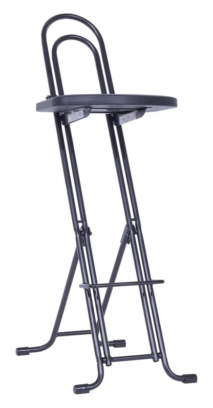Vestil CPRO-800LP - Asiento ergonómico para trabajador/silla, 34.29 cm de ancho, 25.40 cm de profundidad, 136.08 kg Capacidad, 45.72 cm - 83.82 cm de altura