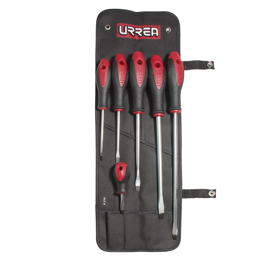 Urrea Juego de Destornilladores Bimaterial Punta Phillips, 6 Piezas - 6 piezas- 8600B