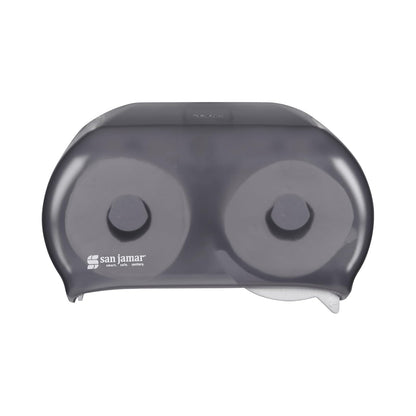 San Jamar R3600TBK Versa twin Dual Bath Tissue Dispenser, 1.437" Mandrel, Black Pearl (TTD105)