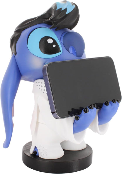 Cableguys Exquisito Gaming: Lilo & Stitch: Elvis Stitch - Driver de Juego Original y Soporte para teléfono, Soporte para Dispositivos, Figura con Licencia de Disney Classics