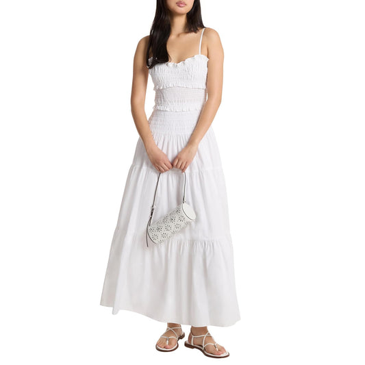 Michael Kors Smocked Maxi Dress Vestido Mujer