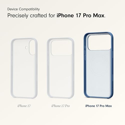 Beats - Funda en Modo Horizontal con MagSafe de Beats para el iPhone 17 Pro MAX con Control de la Cámara, Soporte y Correa, Acabado Mate con Forro de Microfibra – Azul subsuelo