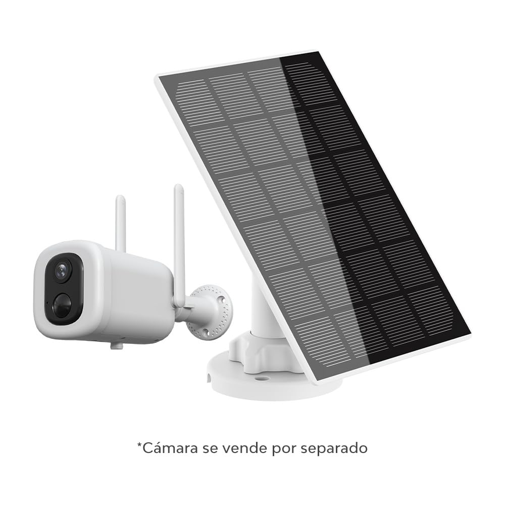 Tecnolite Connect - Accesorio Panel Solar para cámara Range Smart CAMEXT11TVDTCW, Protección IP65, Cámara Inteligente WiFi