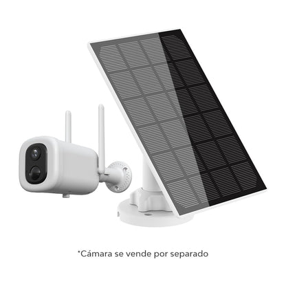 Tecnolite Connect - Accesorio Panel Solar para cámara Range Smart CAMEXT11TVDTCW, Protección IP65, Cámara Inteligente WiFi
