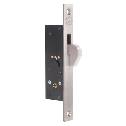 Lock L2102 Cerrojo para Embutir Puertas Corredizas - Función: Gancho - Níquel satinado