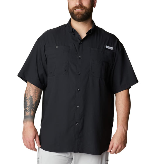 Columbia PFG Tamiami II Camisa de Pesca Manga Corta para Hombre - G - Black