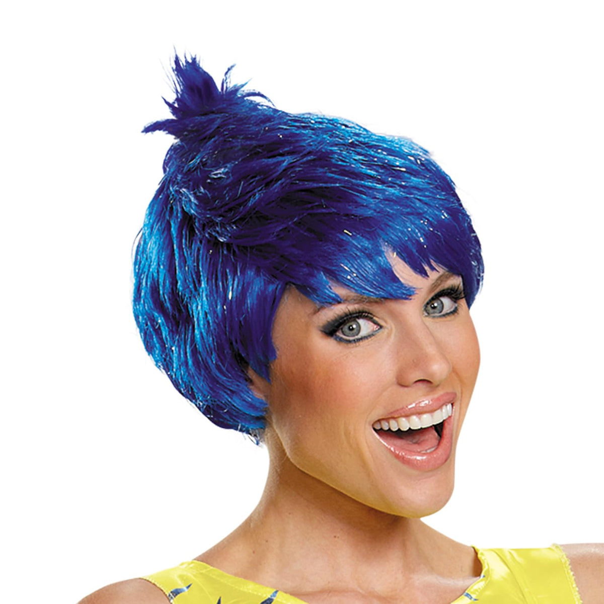 Disguise Women's Inside Out Joy Deluxe Costume, Yellow, Small