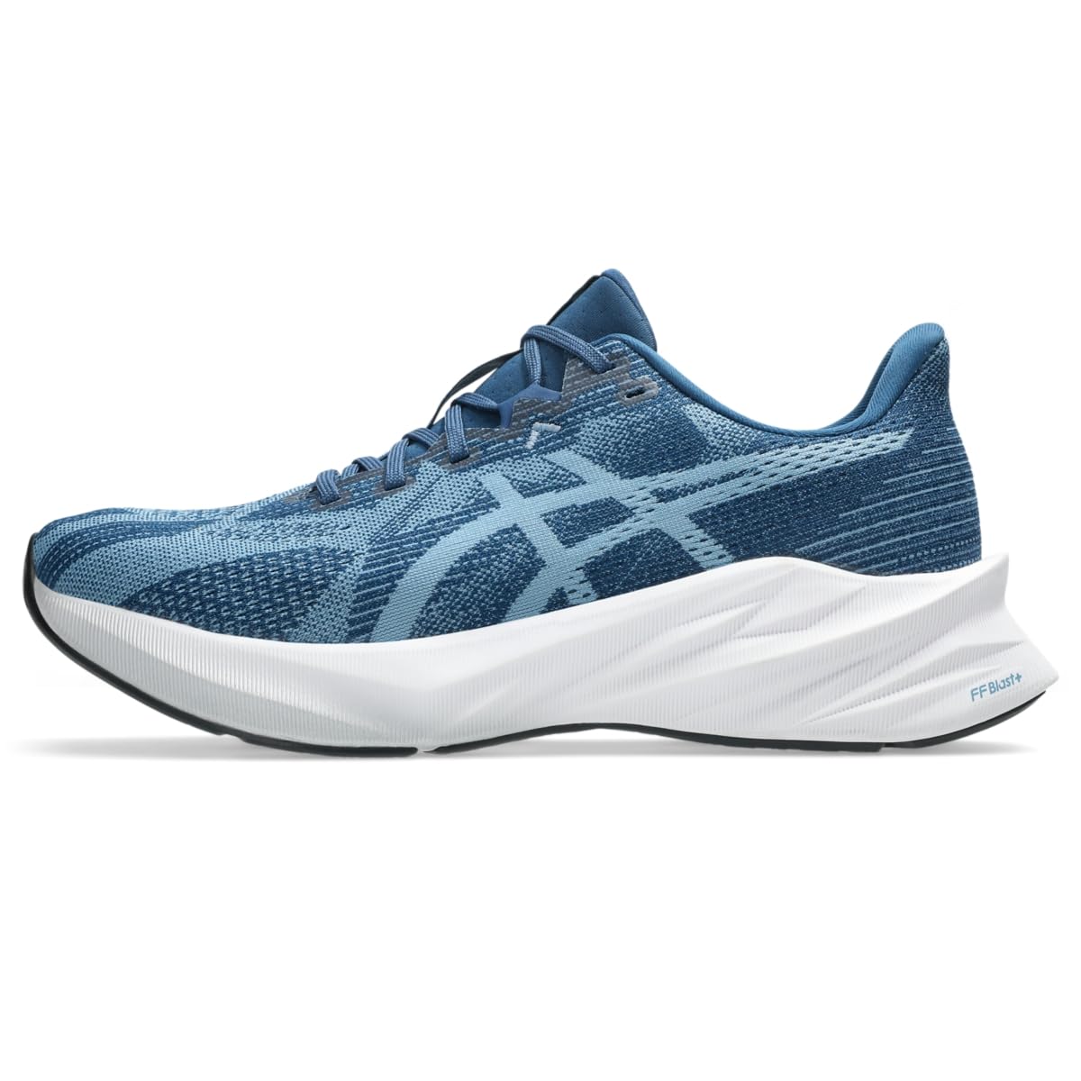 Asics DYNABLAST 5 - Tenis de Correr para Mujer | Zapatos para correr de carretera - 24.5 cm - TWILIGHT BLUE - SABA BLUE